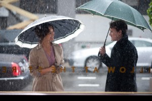 Brian (Anton Yelchin) begins a romance with married Arielle (Berenice Marlohe) in the drama '5 to 7.'