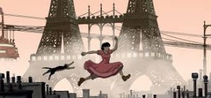 April and the Extraordinary World (Avril et le monde truqué) directors Christian Desmares and Franck Ekinci  adapt Jacques Tardi’s graphic novel about a young woman, April (voice of Marion Cotillard), who carries on the research of her scientist parents some ten years after they were abducted from their home. 